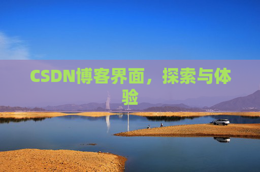 CSDN博客界面，探索与体验